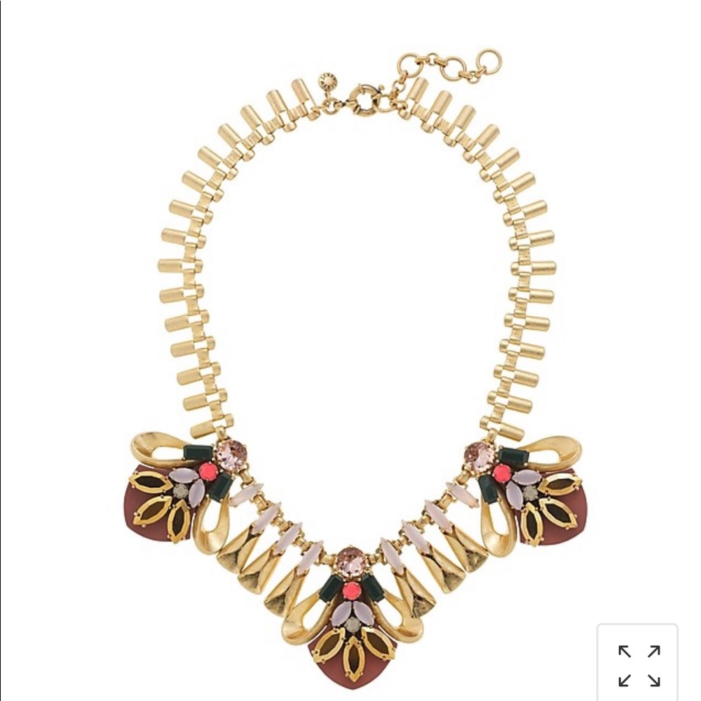 J. Crew Crystal Hive Necklace